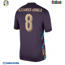 Camisa de Futebol Inglaterra Alexander-Arnold #8 Equipamento Secundário Europeu 2024 Manga Curta